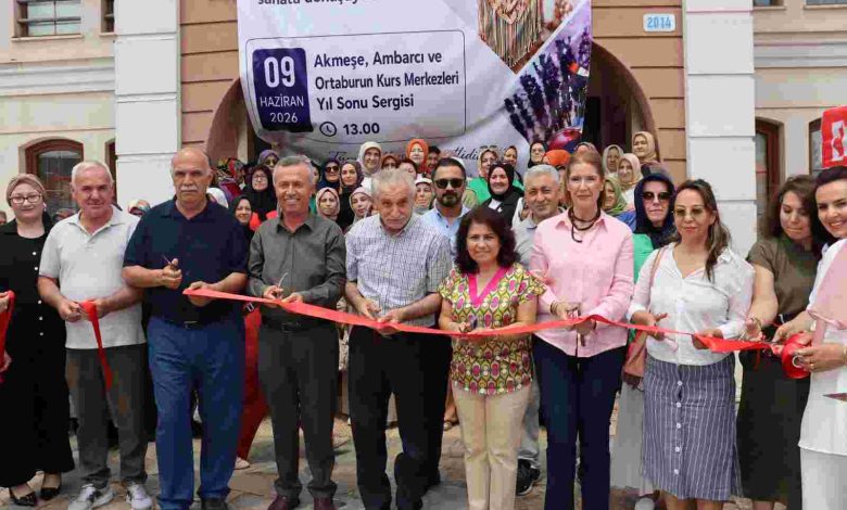 Akmeşe’de üretim dolu yıl sergiyle taçlandı