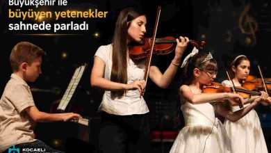 Büyükşehir ile büyüyen yetenekler sahnede parladı