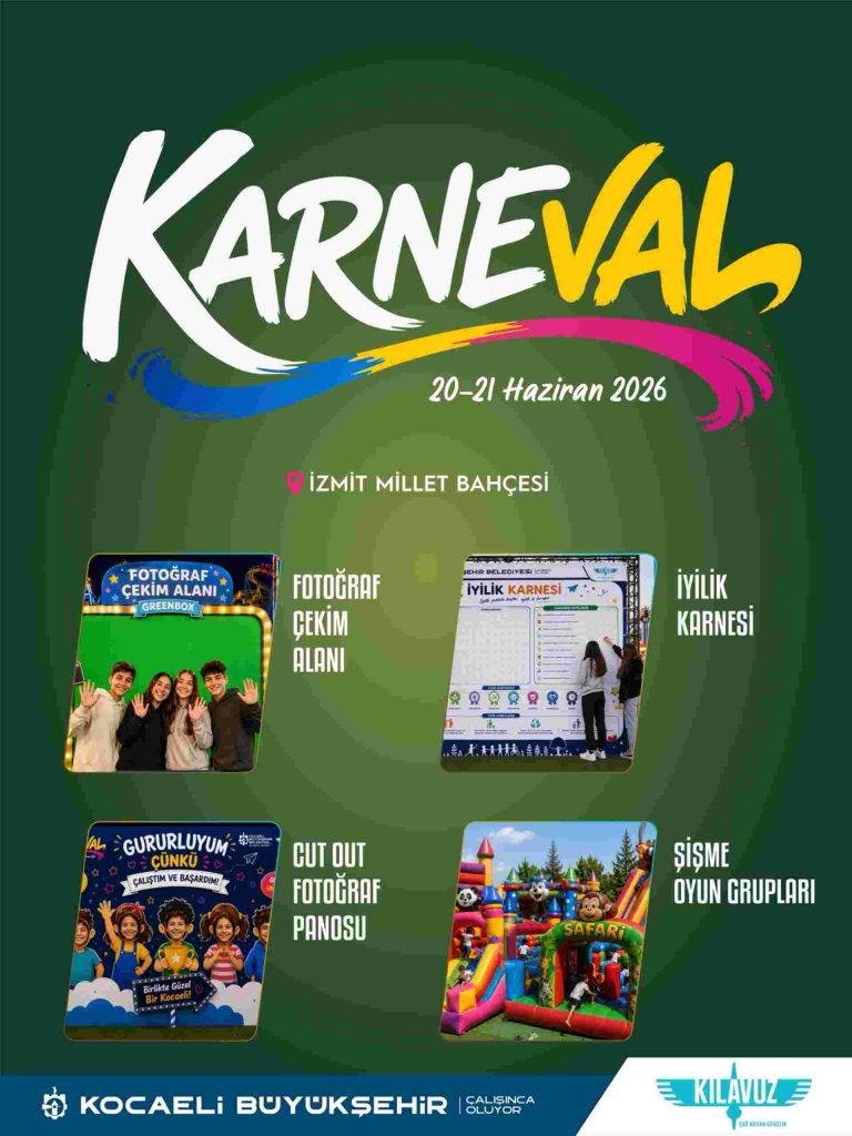 Çocuklar için büyük buluşma Karneval’da