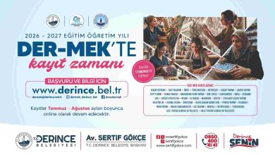DER-MEK’te Kayıt Zamanı