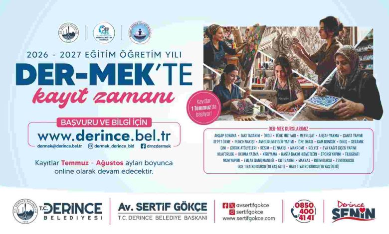 DER-MEK’te Kayıt Zamanı