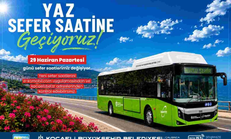 Deniz ulaşımında yaz seferleri başlıyor