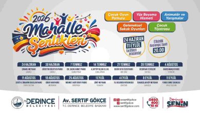 Derince’de Mahalle Şenlikleri Başlıyor