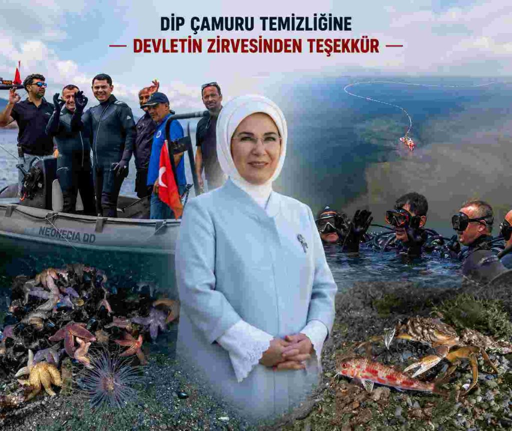 Dip çamuru temizliğine devletin zirvesinden teşekkür