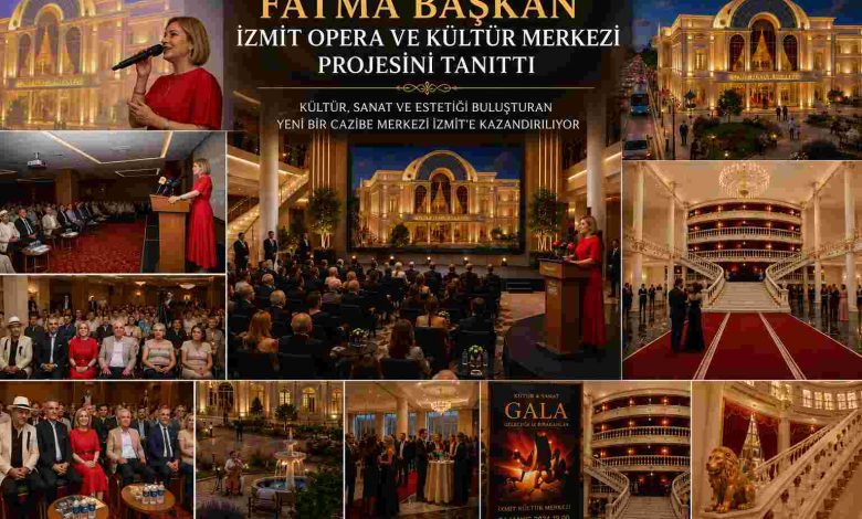 Fatma Başkan İzmit Opera ve Kültür Merkezi Projesini tanıttı