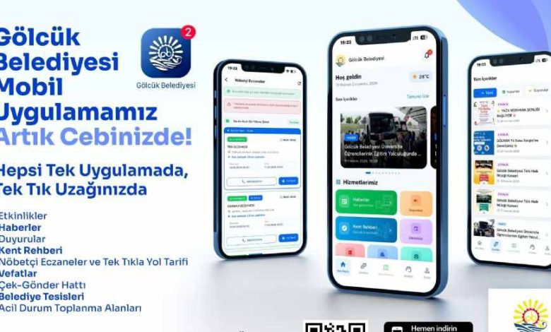 Gölcük Belediyesi Mobil Uygulaması Vatandaşların Hizmetinde