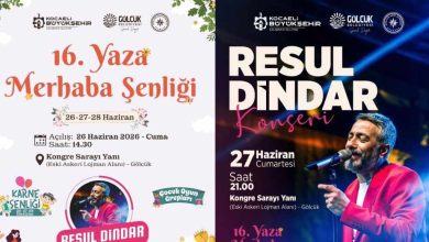Gölcük Yaza Resul Dindar Konseri ile Merhaba Diyecek
