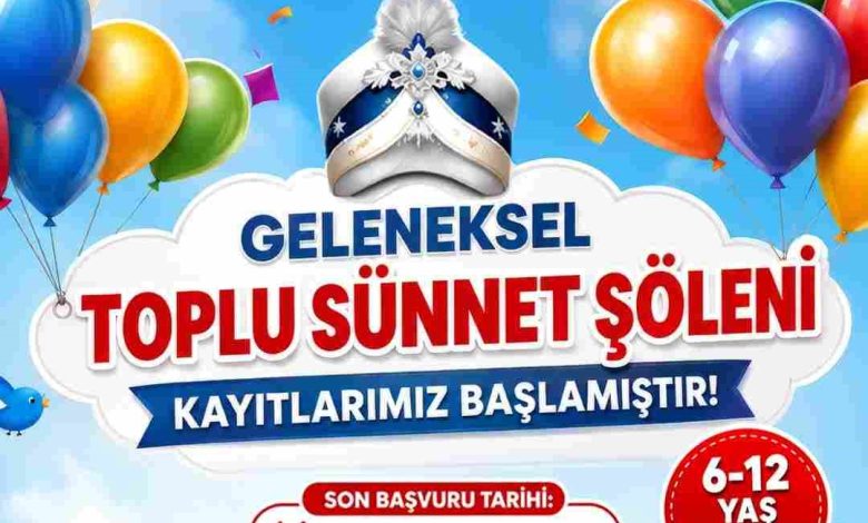 İzmit Belediyesinin Toplu Sünnet Şöleni için kayıtlar başlıyor