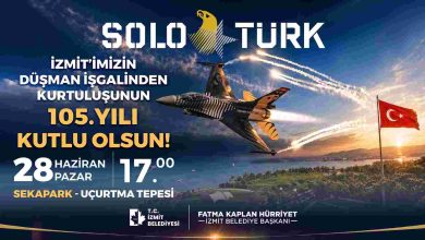 İzmit’in Kurtuluşunun 105. Yılı SOLOTÜRK gösterisiyle kutlanacak