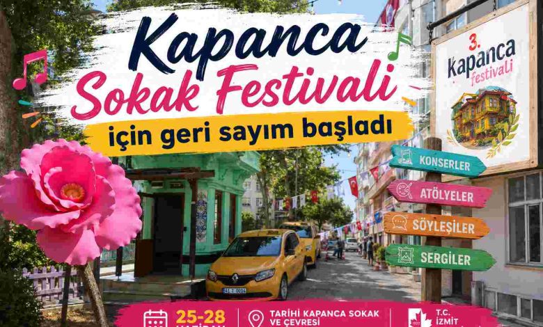 Kapanca Sokak Festivali için geri sayım başladı