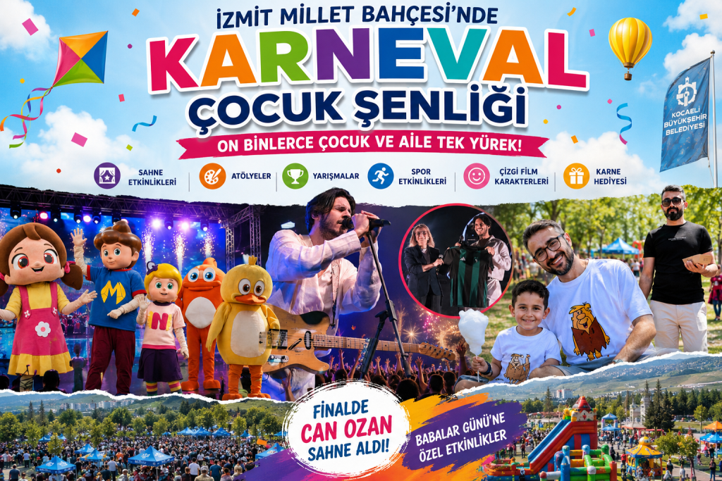Karneval Çocuk Şenliği Coşkuyla Sona Erdi