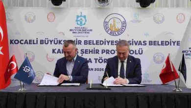 Kocaeli ile Sivas kardeş şehir oldu