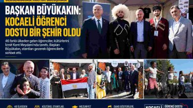 Kocaeli’de Uluslararası Kültür Buluşması 46 Ülkeden Öğrenciler Bir Araya Geldi