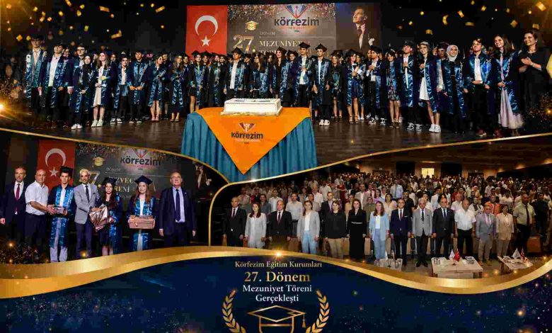 Körfezim Eğitim Kurumları 27. Dönem Mezuniyet Töreni Gerçekleşti