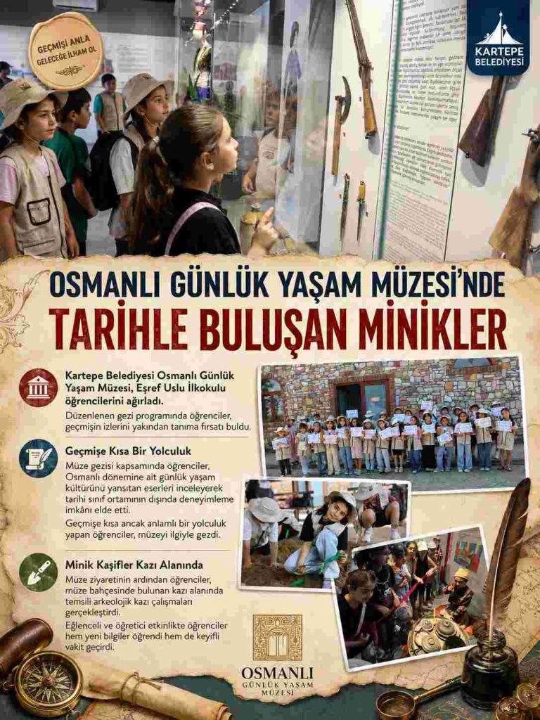 Osmanlı Günlük Yaşam Müzesi’nde Tarihle Buluşan Minikler