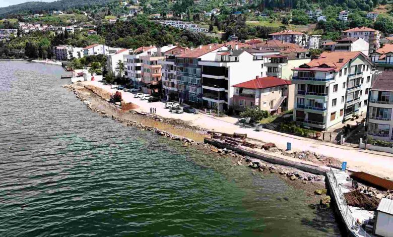 Ulaşlı’daki dalga kırıcı set, taşkın riskini önleyecek