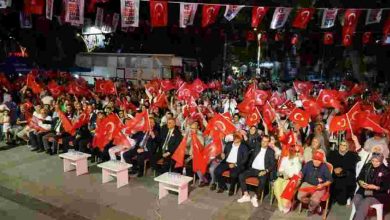 15 Temmuz Demokrasi ve Milli Birlik Günü´nde Gölcük Dimdik Ayakta