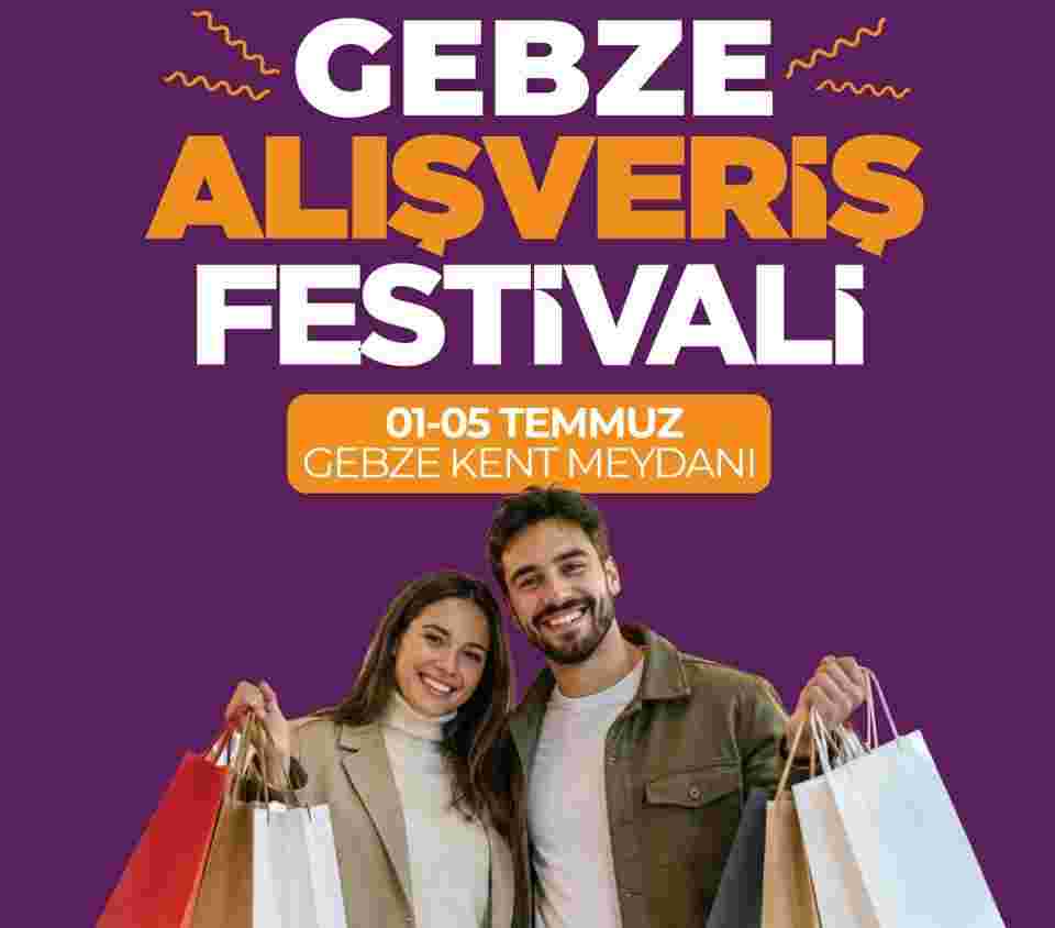 4.Gebze Alışveriş Festivali kapılarını açıyor