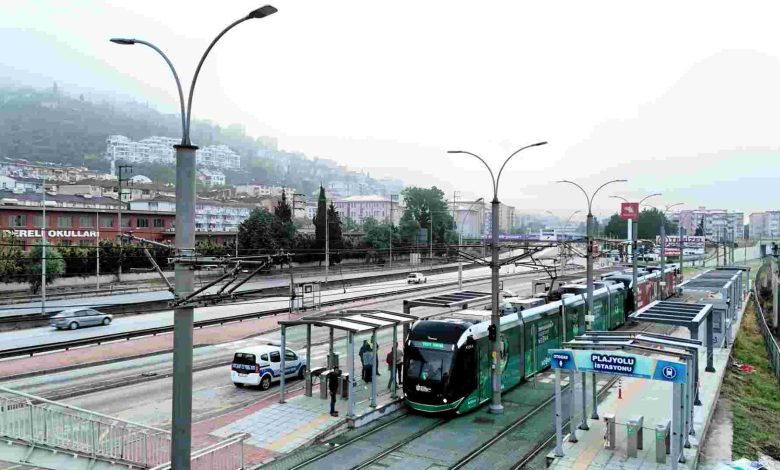 Akçaray’da çift dizi tramvayla yeni ulaşım dönemi