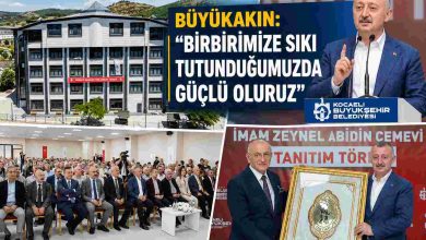 Kocaeli Büyükşehir Belediyesi tarafından yapımı tamamlanan Derince İmam Zeynel Abidin Cemevi düzenlenen törenle hizmete açıldı.