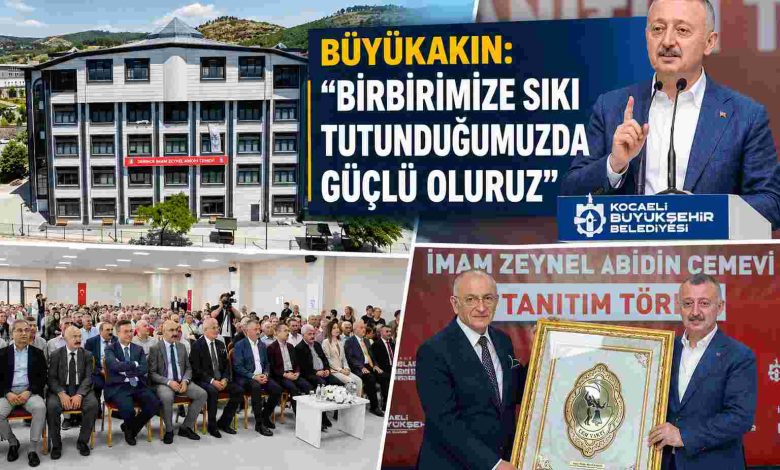 Kocaeli Büyükşehir Belediyesi tarafından yapımı tamamlanan Derince İmam Zeynel Abidin Cemevi düzenlenen törenle hizmete açıldı.