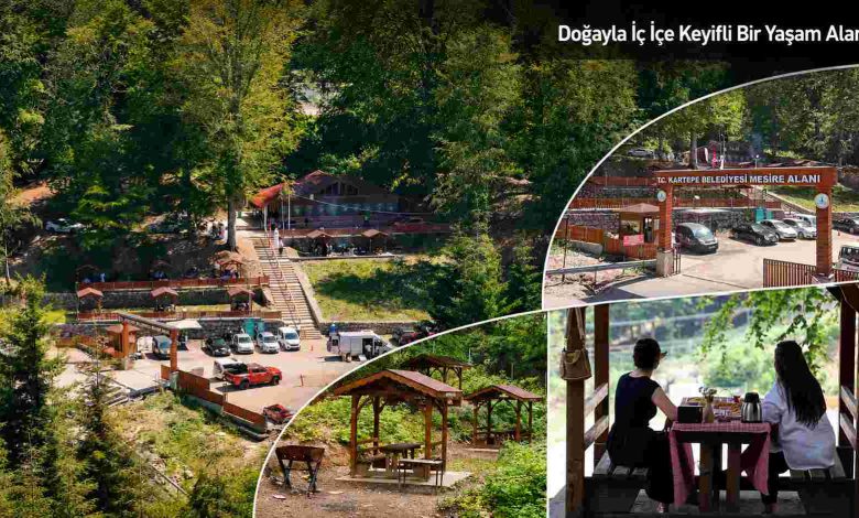 Kartepe Mesire Alanı Yazın da Doğaseverlerin Vazgeçilmez Adresi