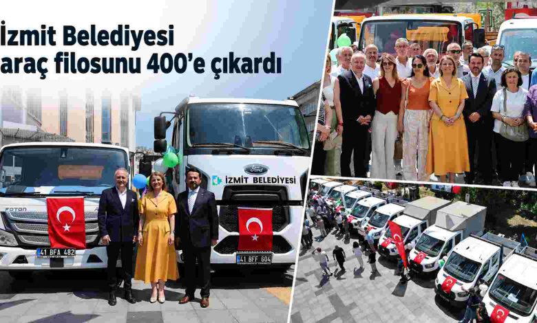 Fatma Başkan sözünü tuttu: İzmit Belediyesi araç filosunu 400’e çıkardı