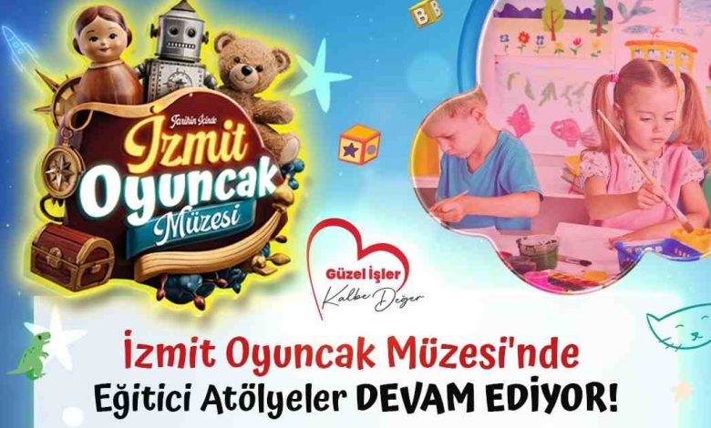 İzmit Oyuncak Müzesi’nde hafta sonu atölyeleri devam ediyor