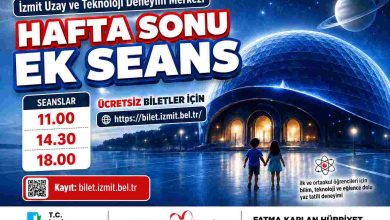 İzmit Uzay ve Teknoloji Deneyim Merkezi’nde hafta sonuna ek seans