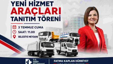 İzmit’in araç filosu büyümeye devam ediyor
