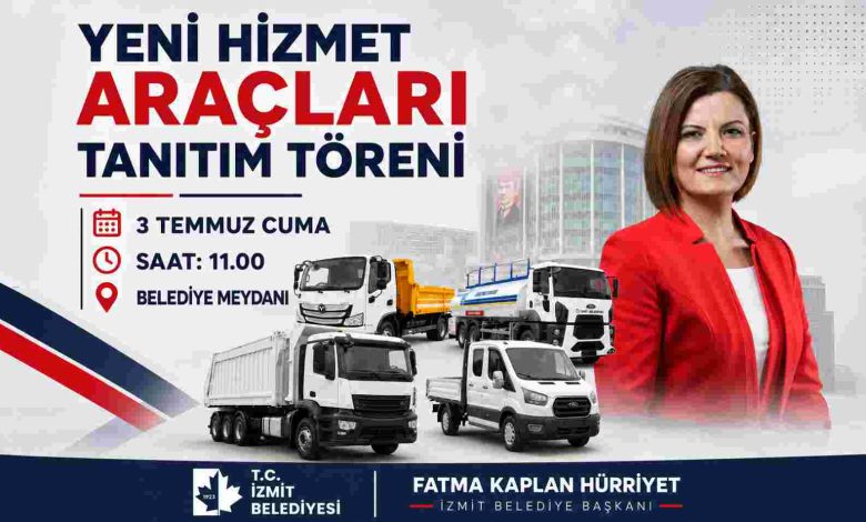 İzmit’in araç filosu büyümeye devam ediyor