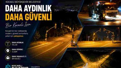 İzmit’te 9 bin metrekarelik yol çizgisi tamam