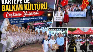 Kartepe'de Balkan Kültürü Coşkusu Yaşandı