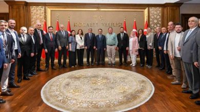 Kent Konseyi Yeni Yönetimi Vali Aktaş'ı Ziyaret Etti