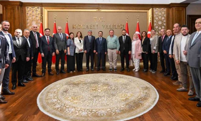 Kent Konseyi Yeni Yönetimi Vali Aktaş'ı Ziyaret Etti