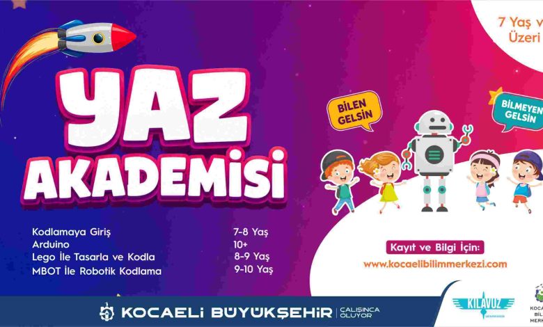 Kocaeli Bilim Merkezi’nde bilim dolu bir yaz