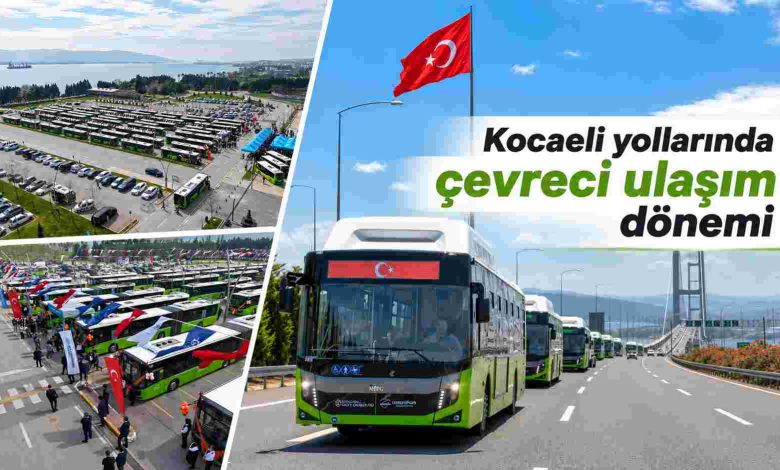 Kocaeli yollarında çevreci ulaşım dönemi..