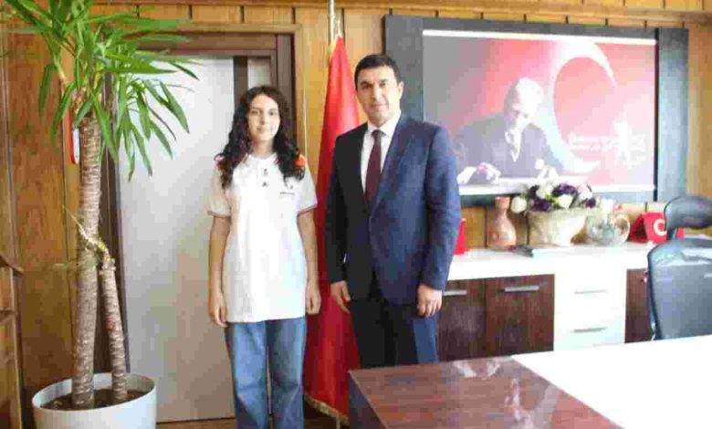 Körfezim Eğitim Kurumlarının LGS Şampiyonu Protokolle Buluştu