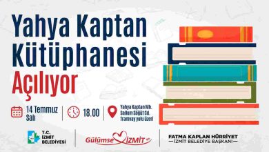 Yahya Kaptan Kütüphanesi hizmete giriyor