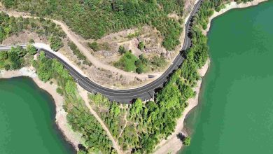 Yuvacık Barajı yolu yenilendi