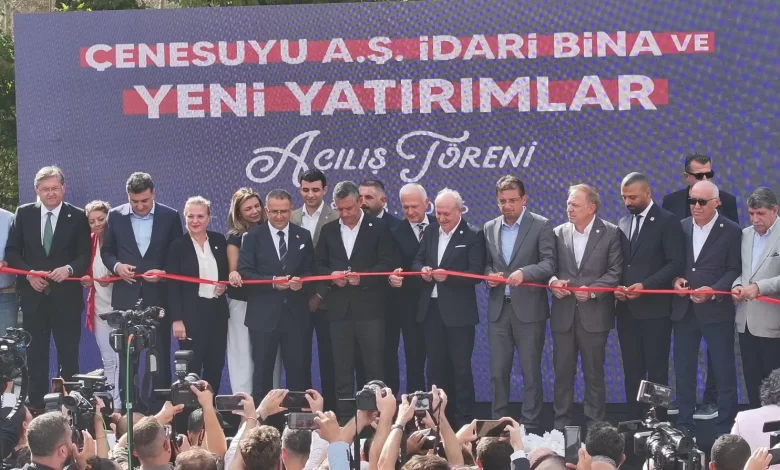 Özgür Özel, Çenesuyu’nun Yeni Yatırımlarını Hizmete Açtı