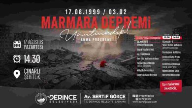 Deprem Şehitleri Derince’de Dualarla Anılacak