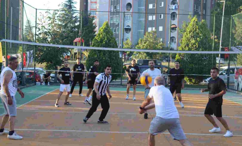 Fevzi Çakmak Mahallesi’nde voleybol coşkusu yaşanıyor 