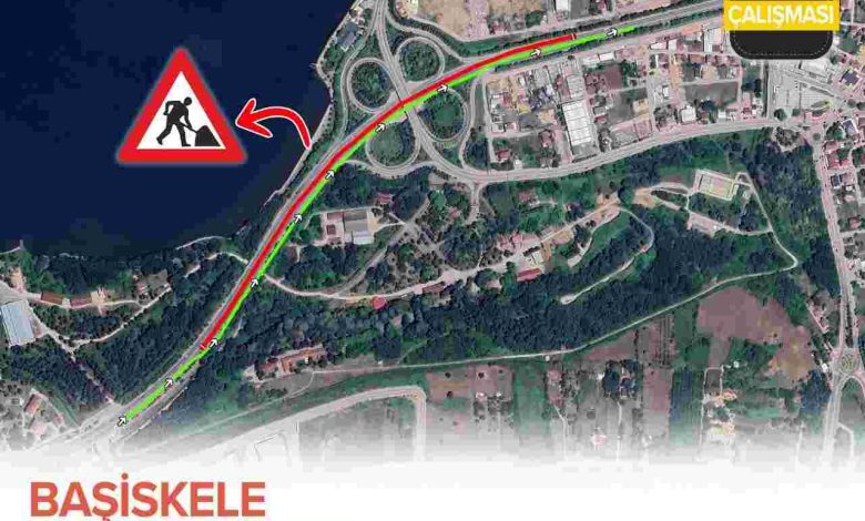 İzmit istikameti trafiğe kapatılacak: Başiskele Kavşağı’nda gece çalışması
