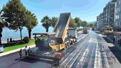 Karamürsel Plaj Yolu Caddesi yenilendi