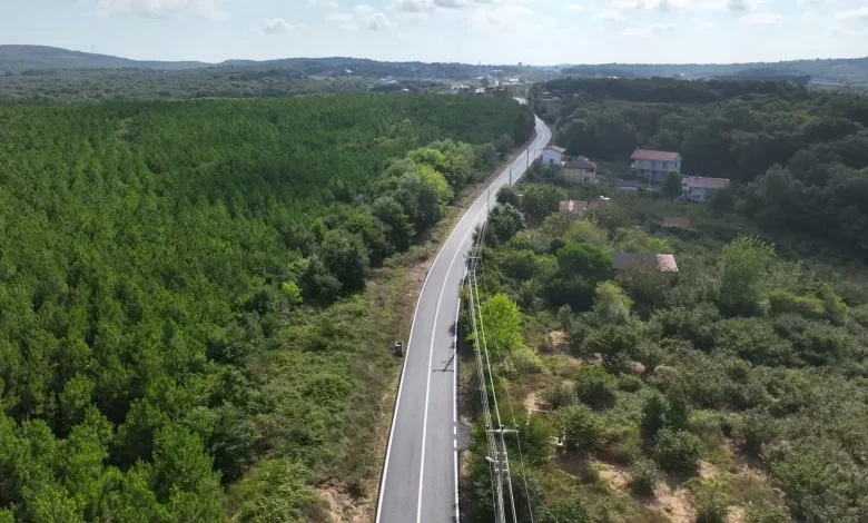 Kefken Atatürk Caddesi baştan sona yenilendi