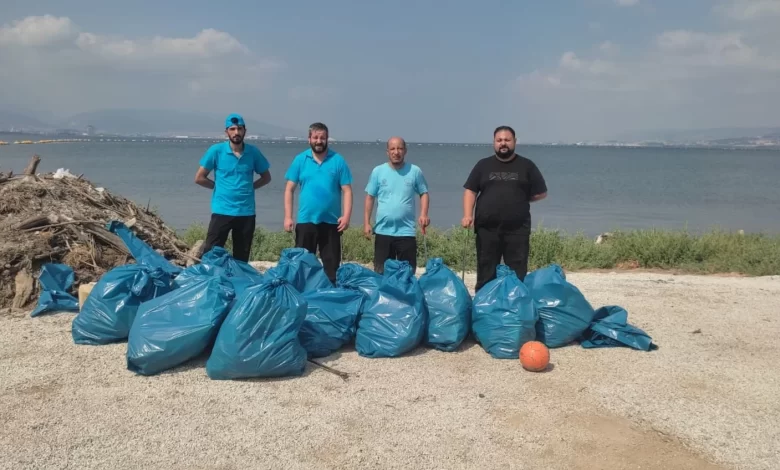 Kocaeli’nin kıyı şeritleri 10 ton atıktan arındırıldı