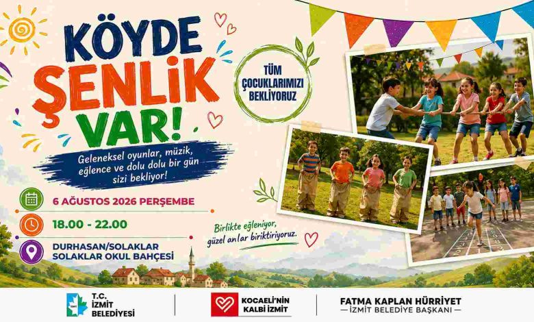Köyde Şenlik Var bu kez Durhasan’da çocuklarla buluşacak