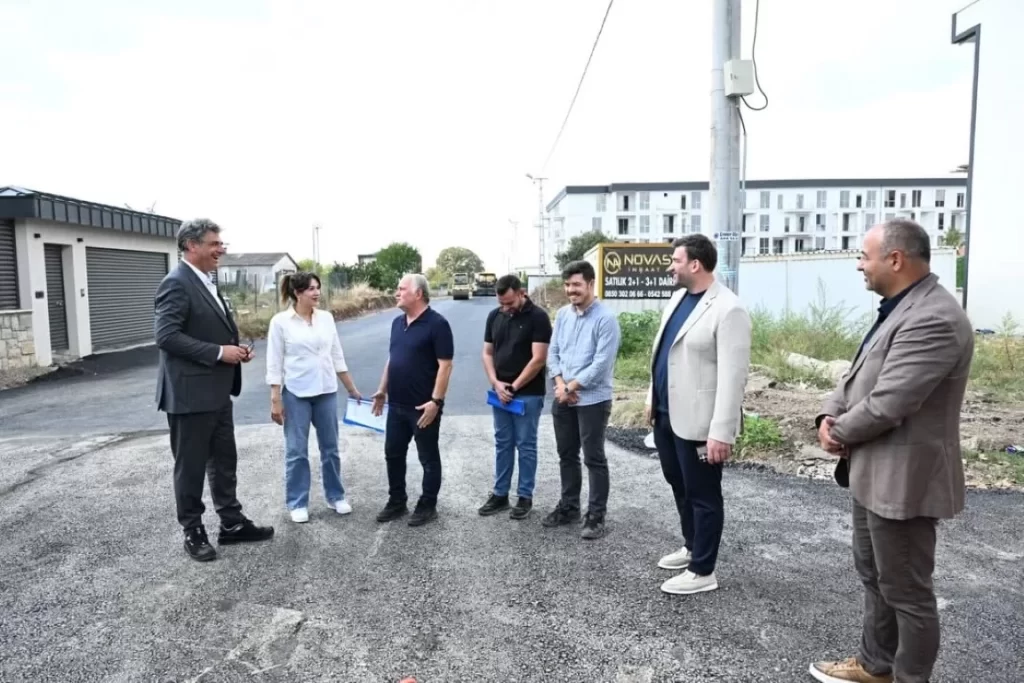 Başkan Kocaman Asfalt Çalışmalarını Yerinde İnceledi - görsel 3