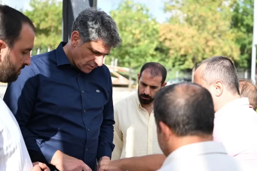 Başkan Kocaman Ataevler Kent Çarşısı’nda Çalışmaları İnceledi - görsel 3